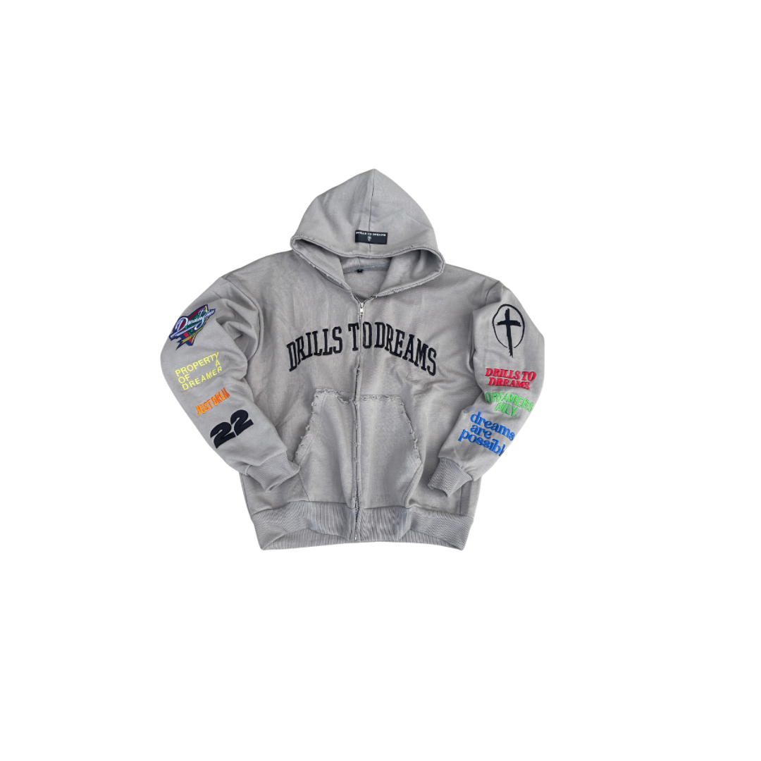 "Y3" Zip Up (GREY)