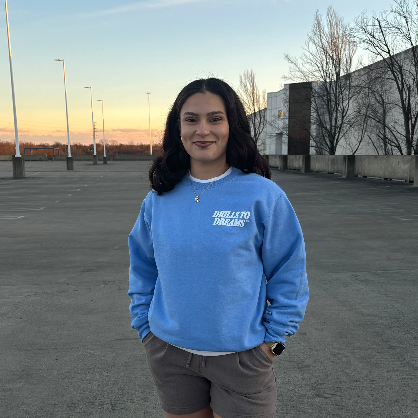 "Believe" Crewneck (Carolina Blue)