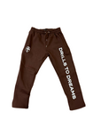 "DREAM" Joggers (Brown)