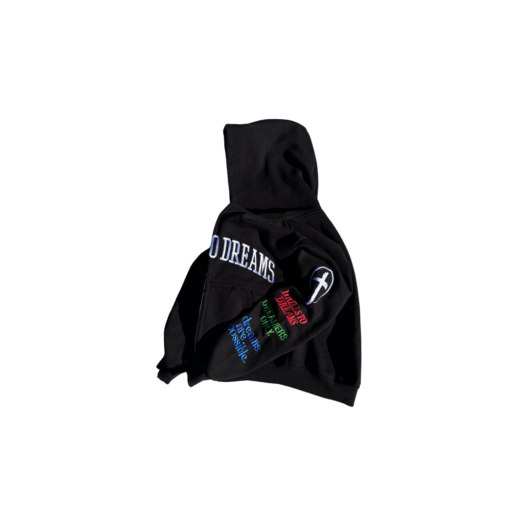 "Y3" Zip Up (BLACK)
