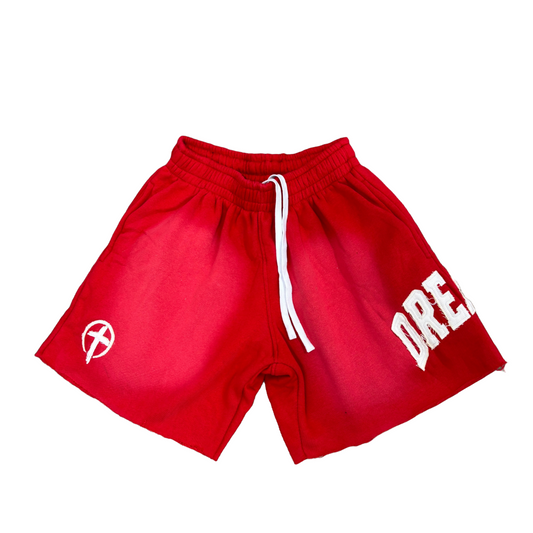 “Washed” Shorts | Red