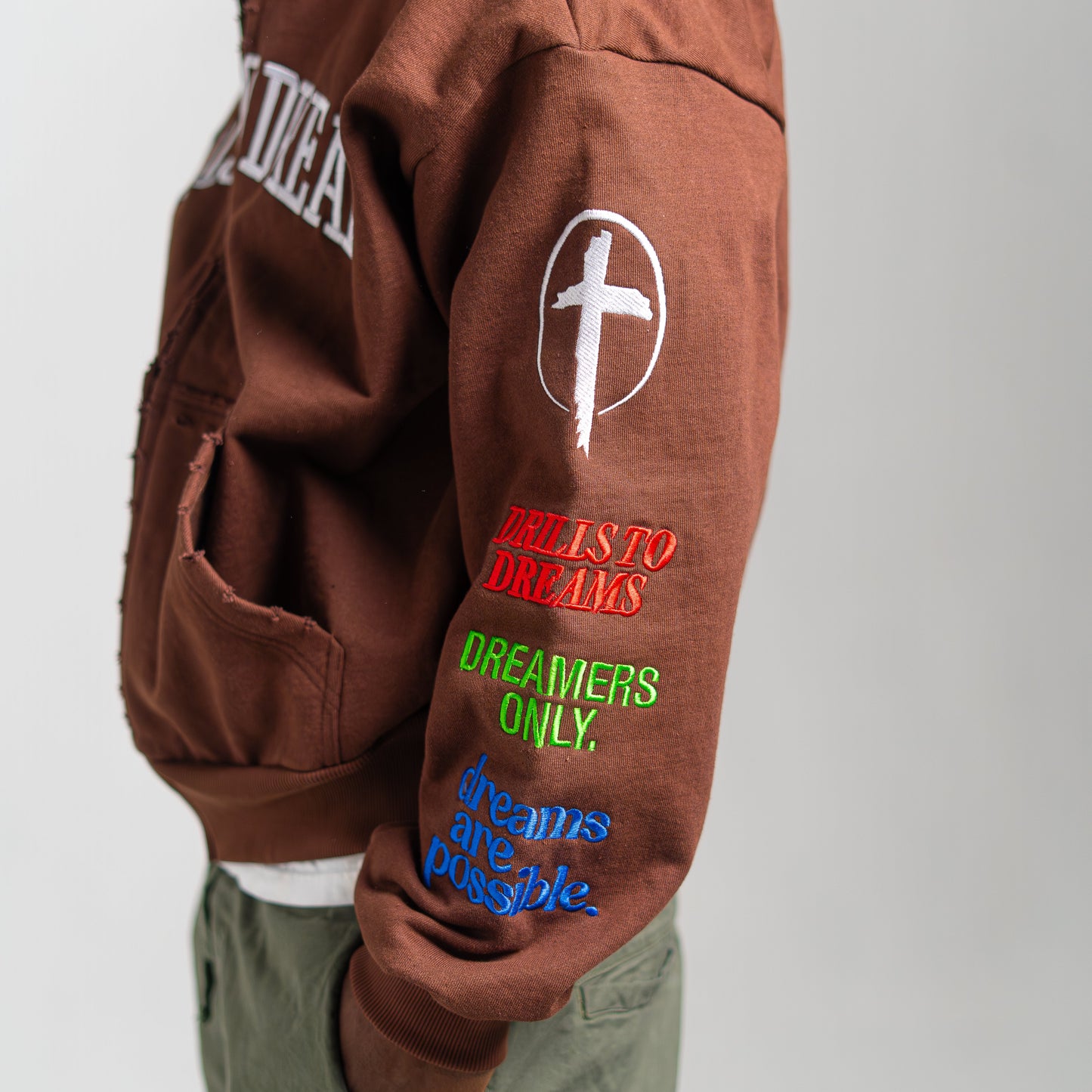 "Y3" Zip Up (Brown)