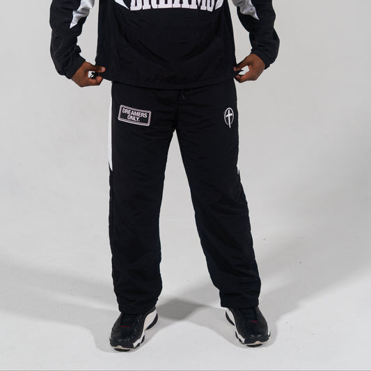 "DREAMS" Windbreaker Pants (Black)