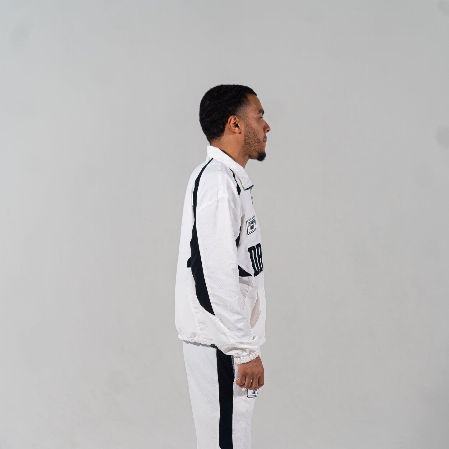 "DREAMS" Windbreaker Top (White)