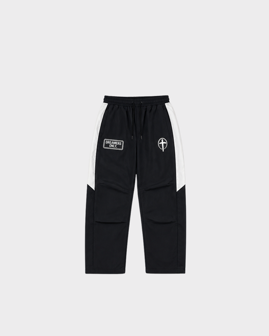 "DREAMS" Windbreaker Pants (Black)