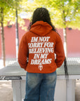 "Believe" Hoodie (Burnt Orange)