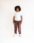 "DREAM" Youth Joggers "Brown"