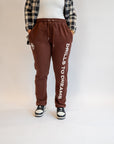 "DREAM" Joggers (Brown)