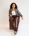 "DREAM" Joggers (Brown)